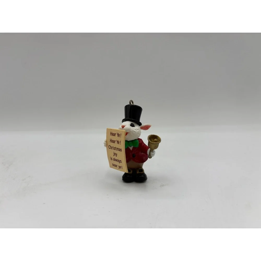 Hallmark Keepsake Dated 1988 Vintage The Town Crier Handcrafted Ornament